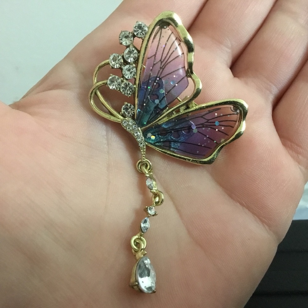 Elegant Butterfly Brooch Pin